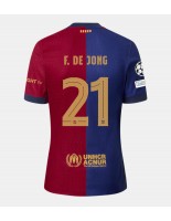 Barcelona Frenkie de Jong #21 Domácí Dres 2024-25 Krátký Rukáv